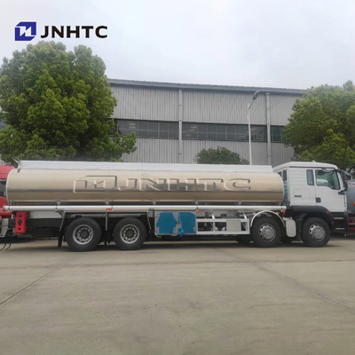 Sinotruk Howo Euro2 8x4 15cbm خزان الوقود شاحنة الفولاذ المقاوم للصدأ سبائك الألومنيوم 5083