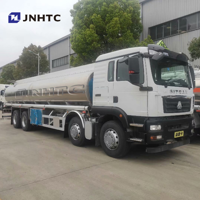 Sinotruk Howo Euro2 8x4 15cbm خزان الوقود شاحنة الفولاذ المقاوم للصدأ سبائك الألومنيوم 5083
