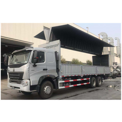 SINOTRUK HOWO A7 6X4 شاحنة بضائع ثقيلة Euro II 10 Wheeler Wing Van