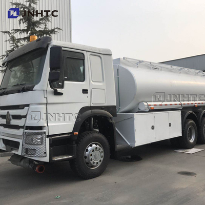 HOWO 6x4 336hp شاحنة صهريج وقود مع ناقلة 20cbm