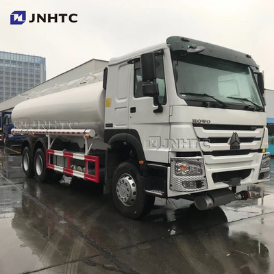 HOWO 6x4 336hp شاحنة صهريج وقود مع ناقلة 20cbm