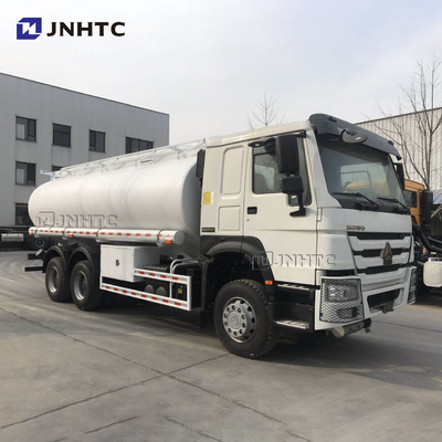 HOWO 6x4 336hp شاحنة صهريج وقود مع ناقلة 20cbm
