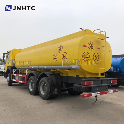شاحنة صهريج وقود Sino HOWO 6x4 371hp مع ناقلة 20cbm