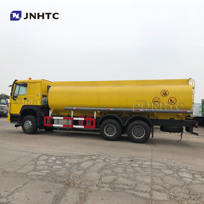 شاحنة صهريج وقود Sino HOWO 6x4 371hp مع ناقلة 20cbm