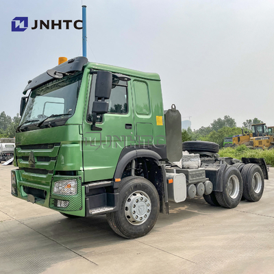 Sinotruk HOWO Euro2 30 Ton Prime Mover Truck 10 Wheels 371HP رأس شاحنة جرار