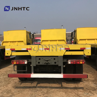 SINOTRUK 8 * 4 22-30 طن شاحنة نقل مسطحة مقعرة شاحنة نقل حفارة