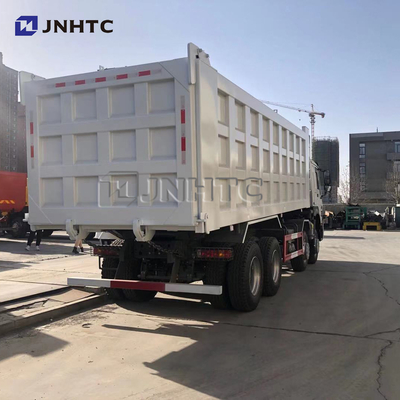 Sinotruk Howo Benz White Dump Truck 50T 12 wheel Right Hand Drive موديل جديد