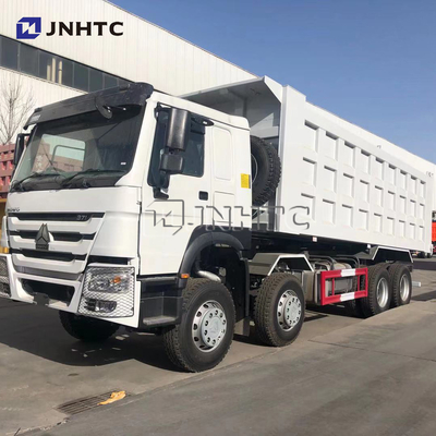 Sinotruk Howo Benz White Dump Truck 50T 12 wheel Right Hand Drive موديل جديد