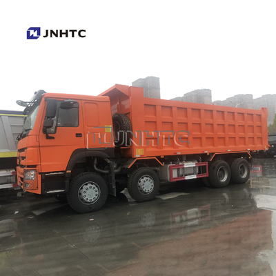 HOWO 371hp 8X4 30cbm الثقيلة تفريغ شاحنة قلابة قلابة شاحنة هندسة البناء