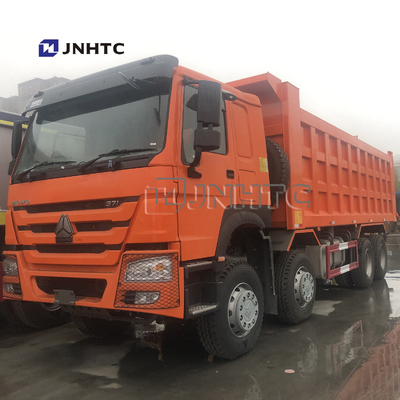 HOWO 371hp 8X4 30cbm الثقيلة تفريغ شاحنة قلابة قلابة شاحنة هندسة البناء