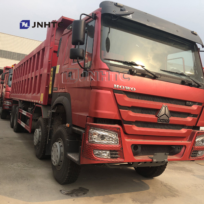 25m3 شاحنة قلابة ثقيلة 12 عجلات 371hp 8x4 المقود الأيسر