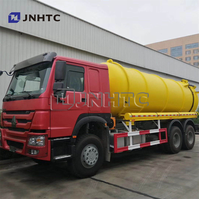 شاحنة الصرف الصحي HOWO Heavy Duty 6 Wheels 10cbm شاحنة شفط مياه الصرف الصحي