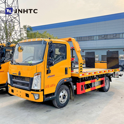 ساينو تراك HOWO 4x2 3-8TON Light Flatbed Cargo Wrecker Truck