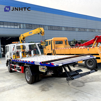 ساينو تراك HOWO 4x2 3-12TON Light Flatbed Cargo Wrecker Crane Truck