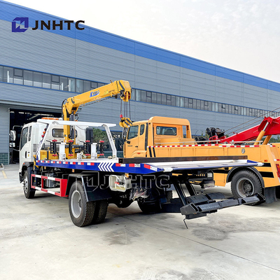 ساينو تراك HOWO 4x2 3-12TON Light Flatbed Cargo Wrecker Crane Truck