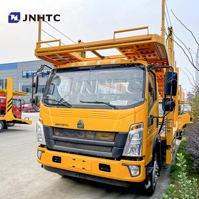 HOWO 4x2 Light Duty Commercial Truck Vehicle Carrier Transporter 5-8 طن