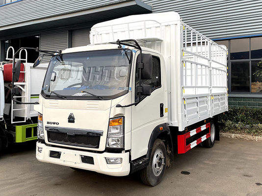 HOWO 4X2 5-10T الشاحنات التجارية الخفيفة حصة حصة سرير شاحنة