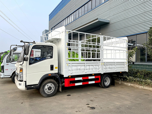 HOWO 4X2 5-10T الشاحنات التجارية الخفيفة حصة حصة سرير شاحنة