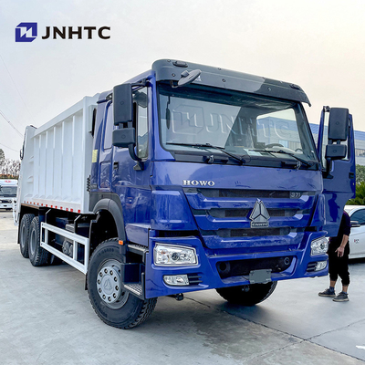 15m3 ساينو تراك هوو 6 × 4 10 عجلات شاحنة ضغط القمامة دلو معلق