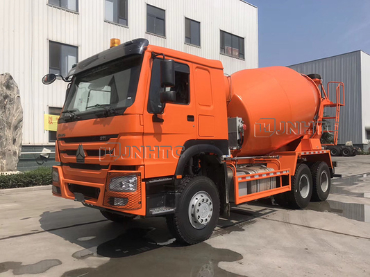 SINOTRUK HOWO Auto Loading خلاطة خرسانة 10 Wheeler 371hp 12m3