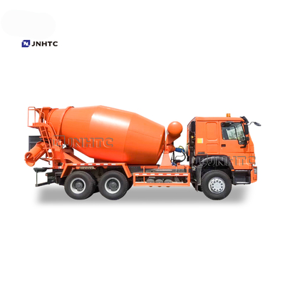 10 Wheeler 371hp 10m3 شاحنة خلط الخرسانة ذاتية التحميل