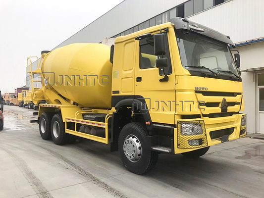 336hp ساينو تراك هوو شاحنة خلط الخرسانة 10M3 6x4 10 عجلات اليد اليسرى
