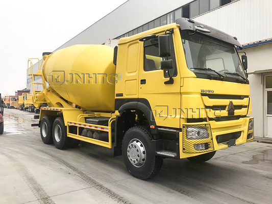 336hp ساينو تراك هوو شاحنة خلط الخرسانة 10M3 6x4 10 عجلات اليد اليسرى