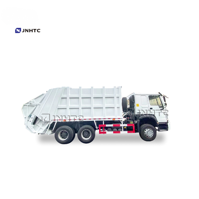 6 × 4 10 عجلات 16CBM النفايات الضاغطة شاحنة معلقة دلو
