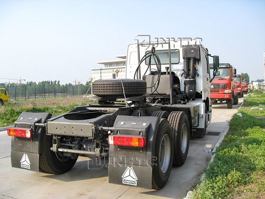 10 عجلات 371 Howo Tractor Head HOWO Trailer Head 50T 6X4