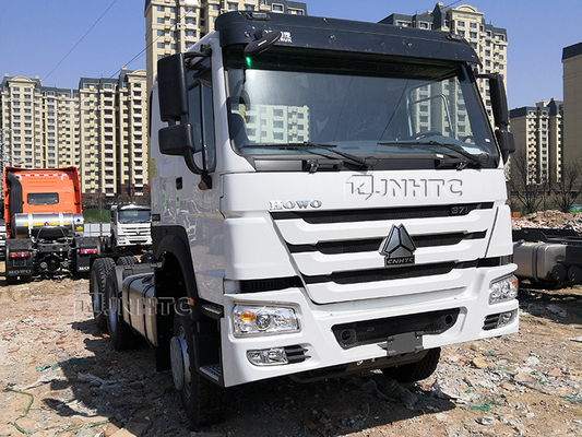ساينو تراك 3.5 بوصة Euro2 10 عجلات 371 رأس شاحنة يمين HOWO رأس مقطورة 50Ton