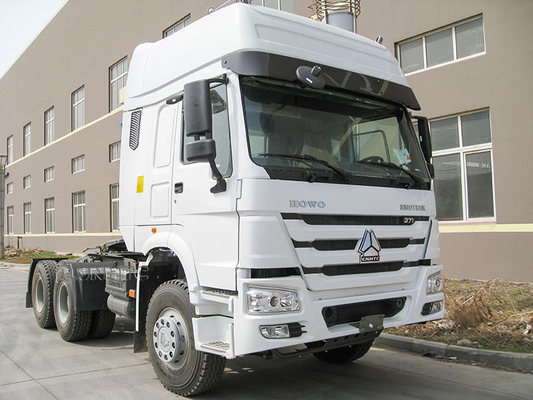 LHD Howo 6x4 10 Wheels Prime Mover Truck محرك ديزل 371hp 420hp