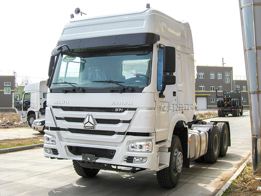 Euro2 RHD 6x4 10 Wheels Tractor truck truck محرك ديزل 371hp 420hp موديل جديد