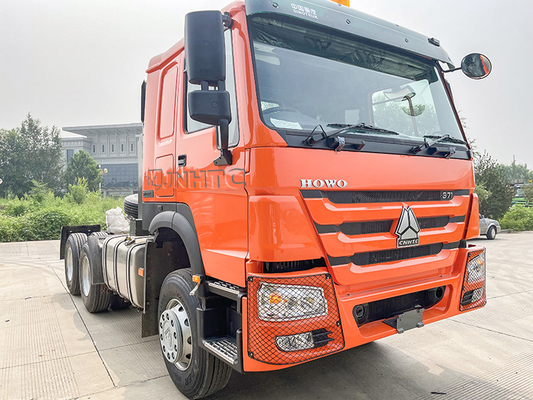 10 عجلات هوو 371 جرار رئيس الوزراء المحرك مقطورة 6x4