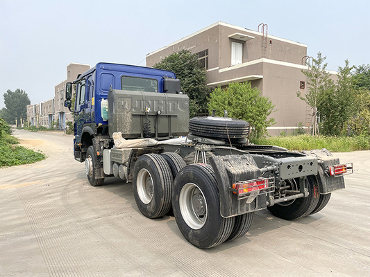 Euro2 420hp ساينو تراك 10 عجلات 6X4 Howo جرار شاحنة رأس مقطورة شاحنة رأس