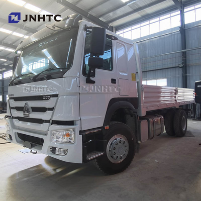 ساينو تراك هوو 266HP 290HP 4 * 2 6 ويلر سياج شاحنة بضائع 18 قدم