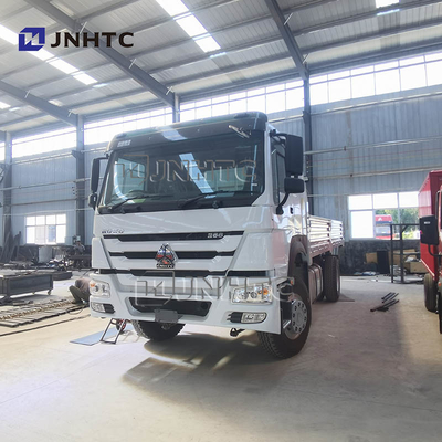 ساينو تراك هوو 266HP 290HP 4 * 2 6 ويلر سياج شاحنة بضائع 18 قدم