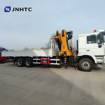 شكمان 8x4 F3000 12 طن مثبتة على الشاحنة 4 ذراع مستقيم 12 عجلة
