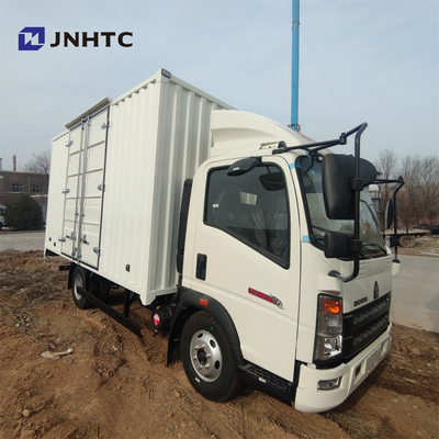 ساينو تراك HOWO LHD Box Truck Van Cargo Truck 6 Tons 116hp