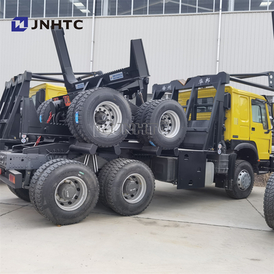 سجل خشبي يحمل 6x4 Prime Mover Truck نوع وقود الديزل