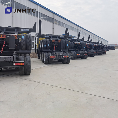 سجل خشبي يحمل 6x4 Prime Mover Truck نوع وقود الديزل