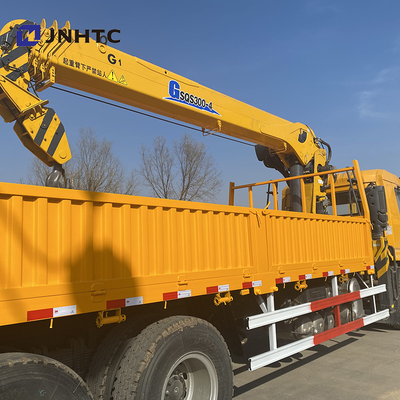 6 × 4 مستقيم ذراع رافعة شاحنة بضائع شنت Shacman H3000 F3000 X3000