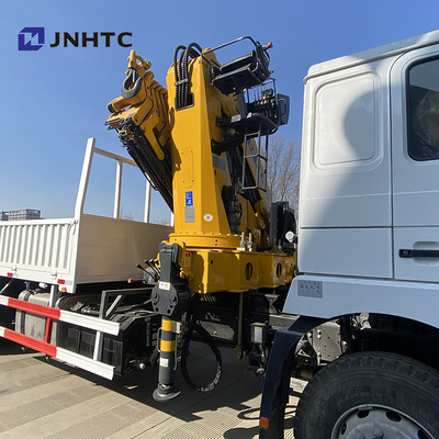 شاحنة مسطحة مسطحة للشحن Dropside Crane Shacman F3000 6x4