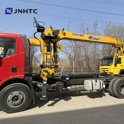 FAW 4X2 Drive Wheel Crane Boom Truck مع 6-10 طن