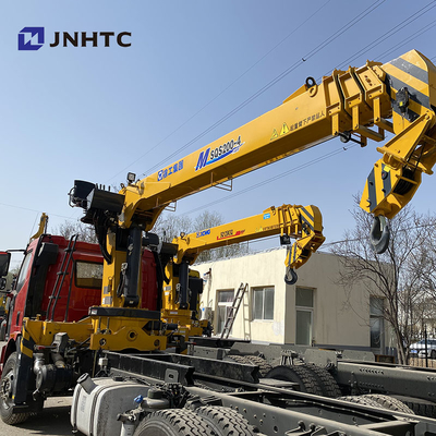 FAW 4X2 Drive Wheel Crane Boom Truck مع 6-10 طن