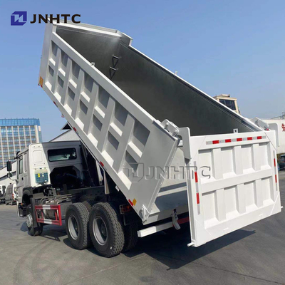 HOWO 10 Wheeler 371hp 20cbm شاحنة قلابة للرفع الأمامي