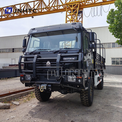 شاحنة بضائع تجارية ذات دفع رباعي من طراز Sinotruk Howo 4X4 Euro2، ذات 4 عجلات، بقوة 280 حصان، ذات دفع كلي، ذات محرك يمين