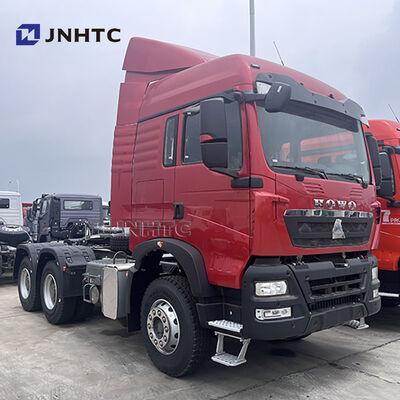 HOWO TX شاحنة جرار 430HP 30Ton سعة تحميل مقطورة رأس رئيسية