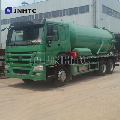 شاحنة الصرف الصحي HOWO Heavy Duty 6 Wheels 10cbm شاحنة شفط مياه الصرف الصحي